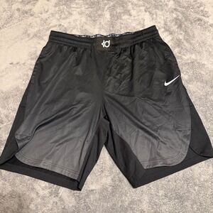 Nike KD Dri Fit Basketball Shorts Men's XXL Black Athletic Gym Basketball